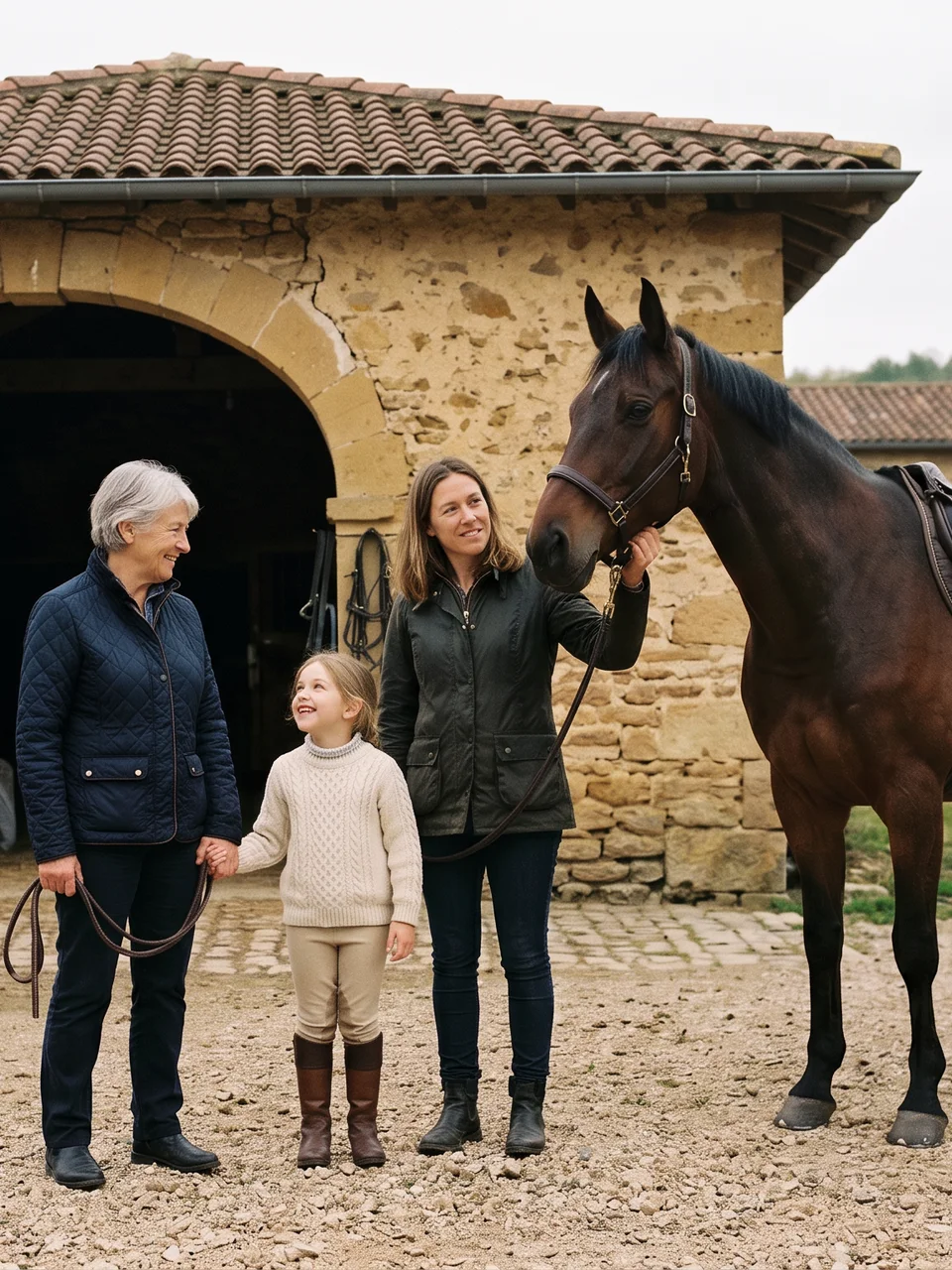 L'équipe, Domaine AM, centre équestre à Albon